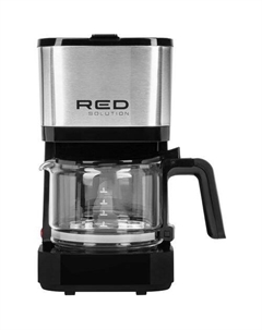 Кофеварка RCM-M1528, капельная, черный / серебристый Red solution