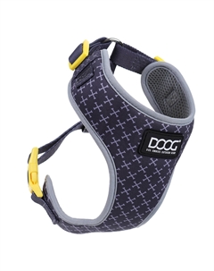 Шлейка для собак NEOFLEX ODIE (L, Серо-желтая) Doog