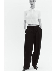 Брюки-бананы костюмные с защипами на поясе Befree