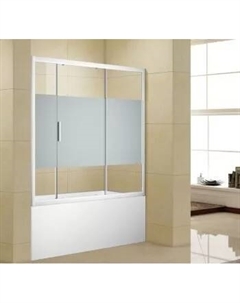 AE10-B-180H150U-CP Practic, шторка для ванны 1800мм, хром, полоска, 6мм (243614) Aquanet