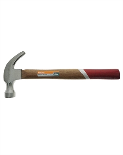 Молоток-гвоздодер 1010-82-WD0450, 450 г, кованый боек, деревянная рукоятка Sturm!