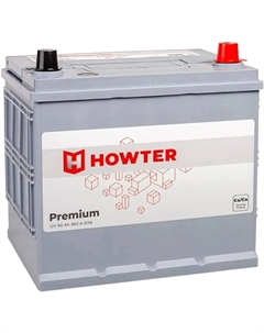 Автомобильный аккумулятор Premium 60 Ач обратная полярность L2 Howter