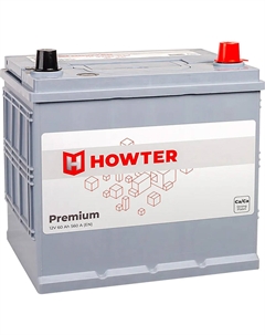 Автомобильный аккумулятор Premium Asia 60 Ач обратная полярность D23L Howter