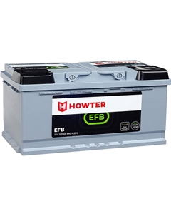 Автомобильный аккумулятор EFB 100 Ач обратная полярность L5 Howter