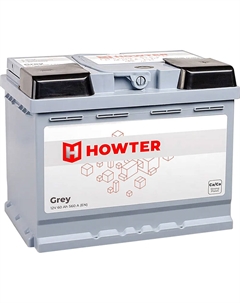 Автомобильный аккумулятор Grey 60 Ач обратная полярность L2 Howter