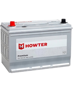 Автомобильный аккумулятор Premium Asia 100 Ач прямая полярность D23R Howter