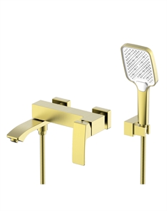 Смеситель для ванны и душа R01 R01.30.03 золотой сатин Raglo