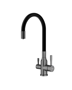 Смеситель для кухни R81 R81.64.09 графит, с подключением к фильтру Raglo