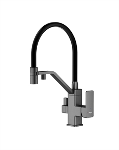 Смеситель для кухни R85 R85.62.09 графит, с подключением к фильтру Raglo