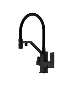 Смеситель для кухни R85 R85.62.06 черный, с подключением к фильтру Raglo