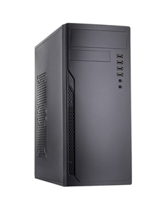 Корпус FL-301, ATX, Midi-Tower, черный, без БП Foxline