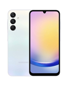 Смартфон Samsung Galaxy A25 5G, 6.5" 2340x1080 AMOLED, Samsung Exynos 1280, 6Gb RAM, 128Gb, 3G/4G/5G, NFC, Wi-Fi, BT, 3xCam, 2-Sim, 5000 мА⋅ч, USB Type-C, Android 14, голубой (SM-A256ELBDSKZ)