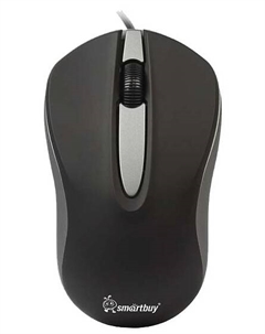 Мышь проводная SBM-329-KG Black-Grey USB, 1200dpi, оптическая светодиодная, USB, несколько цветов Smartbuy