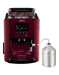 Krups Кофемашина на 2 чашки 1450 Вт, с кофемолкой, красная Espresseria EA816570 Krups