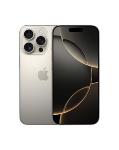 Смартфон Apple iPhone 16 Pro, 128 ГБ, (nanoSIM+eSIM), Natural Titanium