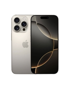 Смартфон Apple iPhone 16 Pro, 256 ГБ, (nanoSIM+eSIM), Natural Titanium