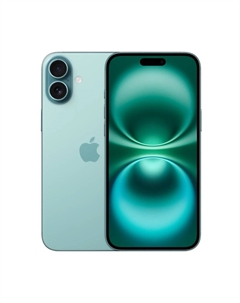 Смартфон Apple iPhone 16 Plus, 512 ГБ, (nanoSIM+eSIM), Teal