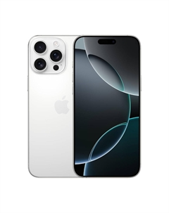 Смартфон Apple iPhone 16 Pro Max, 256 ГБ, (nanoSIM+eSIM), White Titanium