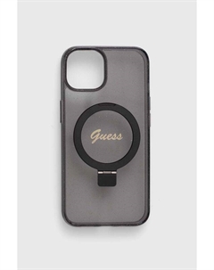 Чехол для телефона iPhone 13/14/15 6,1 дюйма Guess, черный