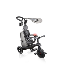 Детский велосипед Trike Explorer 4in1 Deluxe Play, год 2023, цвет Черный-Серебристый Globber