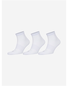 Носки New Cotton Quarter Socks, 3 пары, Белый Columbia
