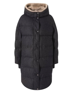 Шерстяной пуховик Brunello cucinelli