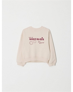 Свитшот оверсайз с принтом для девочек Sela