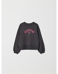 Свитшот оверсайз с принтом для девочек Sela