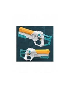 Бластер водный (длина 50см) красный/белый в пакете одноструйный No name