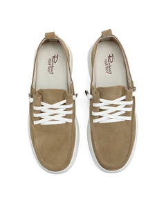 Коричневые полуботинки из кожи Respect