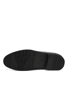 Черные полуботинки из гладкой кожи Respect