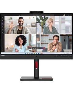27" Монитор Lenovo ThinkVision T27hv-30, 2560x1440, IPS, 75Гц, 1хHDMI, 1хDP, черный и черный/красный