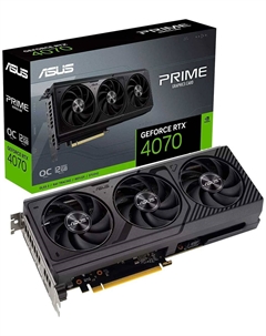 Видеокарта Asus GeForce RTX 4070 Prime OC 12Gb (PRIME-RTX4070-O12G)