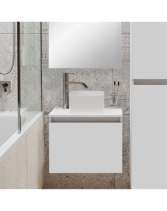 Тумба под раковину Бари 50 белая Runo