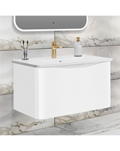 Тумба с раковиной Тоскана 80 белая Runo