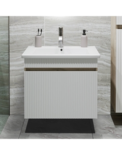 Тумба с раковиной Модена 65 крафтовый дуб Runo