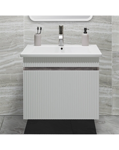 Тумба с раковиной Модена 65 железный камень Runo