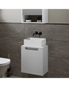Тумба под раковину Бари Микра 40 белая Runo
