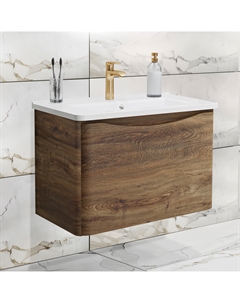 Тумба с раковиной Тоскана 60 темное дерево Runo