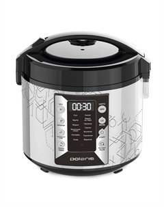 Мультиварка Polaris IQ Home PMC 0524 5 л, 750 Вт, серебристый/черный