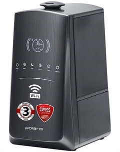 Увлажнитель воздуха Polaris PUH 9105 IQ Home ультразвуковой 5л., до 45 м², 500 мл/ч, ароматизация / ионизация, черный (PUH 9105 IQ Home)