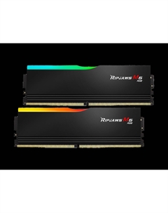 Комплект памяти DDR5 DIMM 64Gb (2x32Gb), 6000MHz, CL32, 1.4V, RIPJAWS M5 RGB (F5-6000J3238G32GX2-RM5RK) Retail G.skill