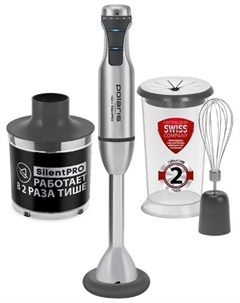 Блендер погружной Polaris PHB 1591L Silent 1500Вт, нержавеющая сталь (PHB 1591L SILENT)