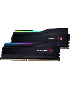 Комплект памяти DDR5 DIMM 64Gb (2x32Gb), 6000MHz, CL32, 1.4 В,, Trident Z5 RGB (GS_F5-6000J3238G32GX2-TZ5RK) Retail G.skill