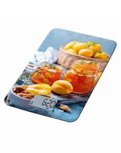 Кухонные весы электронные Polaris PKS0832DG 8 кг, 1 х CR 2032, принт