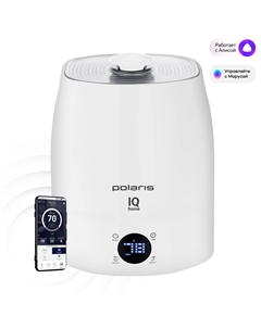 Увлажнитель воздуха ультразвуковой 5.5л., до 45 м², 350 мл/ч, белый, Polaris PUH 4040 Wi-Fi IQ Home (018599)
