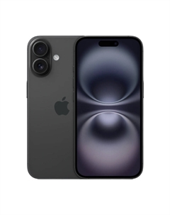 Смартфон Apple iPhone 16, (nanoSIM+eSIM), 256 ГБ, Black