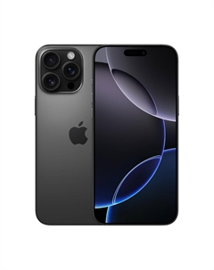Смартфон Apple iPhone 16 Pro Max, 1 ТБ, (nanoSIM+eSIM), Black Titanium
