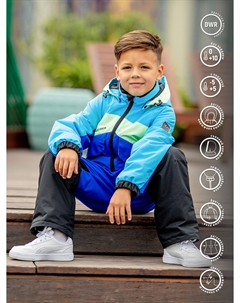 Комбинезон с поддевой для мальчика Чойс лазурный, Голубой Batik