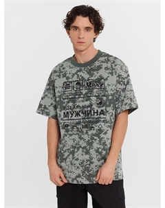 Мужская футболка с принтом и надписью Mark formelle